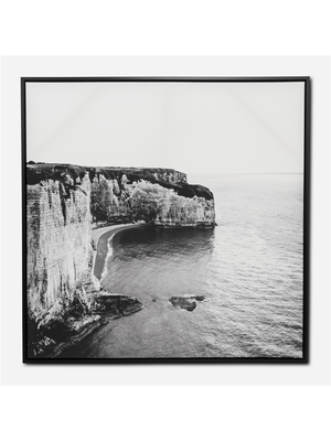 Framed White Cliffs Canvas Print