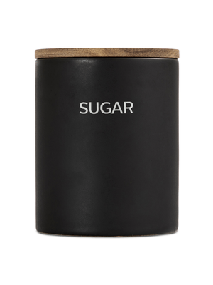 loft canister sugar black