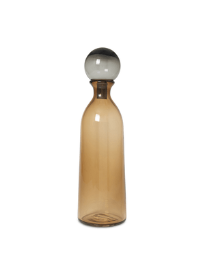 glass bottle tall & slim with stopper