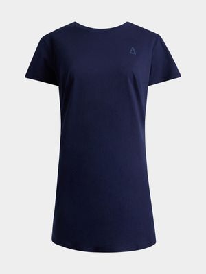 Sneaker Factory Women's Navy T-Shirt Dress