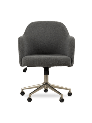 adele office chair boucle grey