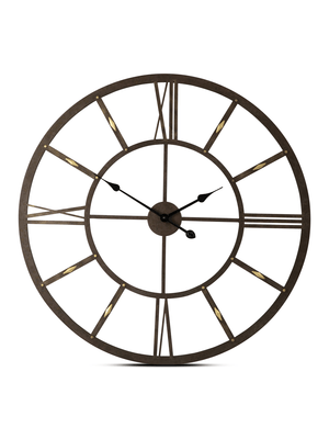 clock classique black with gold 45cm