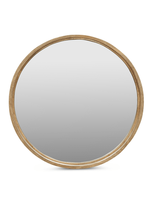 mirror mango wood tapered frame 67cm