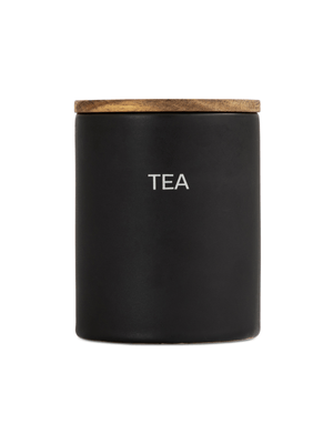 loft canister tea black