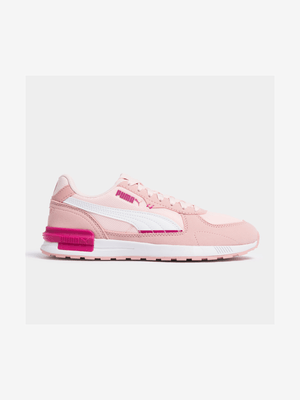 Junior Puma Graviton Pink/White Sneaker