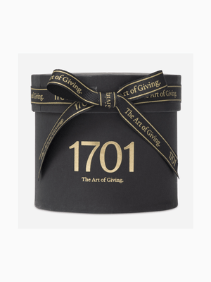 1701 Mini Macadamia Hat Box Black 200g
