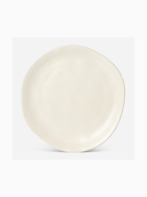 organic ivory side plate 20cm