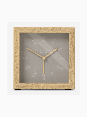 table clock nordic cement with alarm 13.5cm
