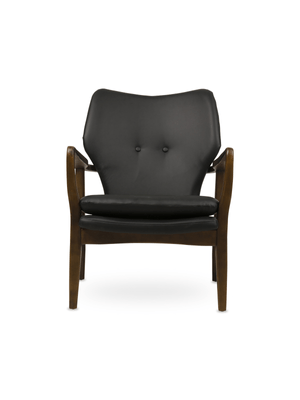 retro wooden chair black