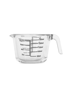 @home measuring jug black 0.25l