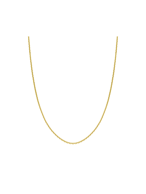 Yellow Gold Square Link Chain