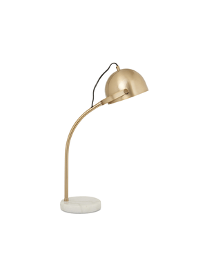 utility gold dome shade on marble 56cm