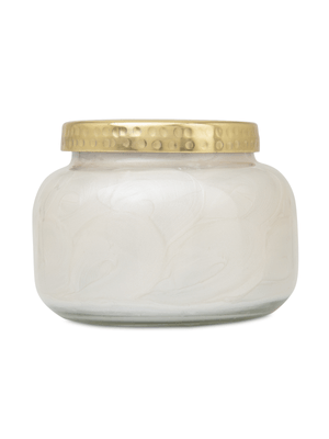 jar candle opalescent with lid 12cm