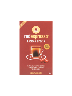 red espresso rooibox capsules intenso