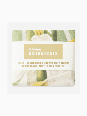 Botanicals Essential Lemongrass & Mint Oil Bath / Shower Fizzy Blocks