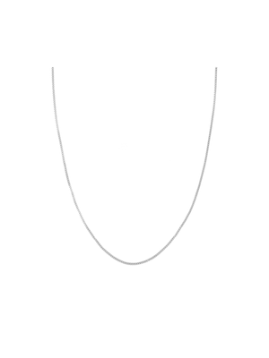 Sterling Silver Women's Curb Necklace