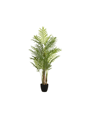 Large Faux Palm Tree In Plastic Pot