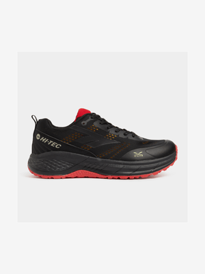 Men's Hi-Tec Trail Enduro Black/Red Sneaker