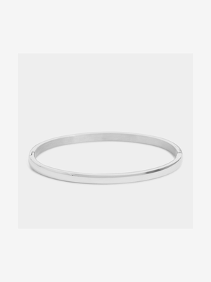 Stainless Steel 4mm Side Click Bangle