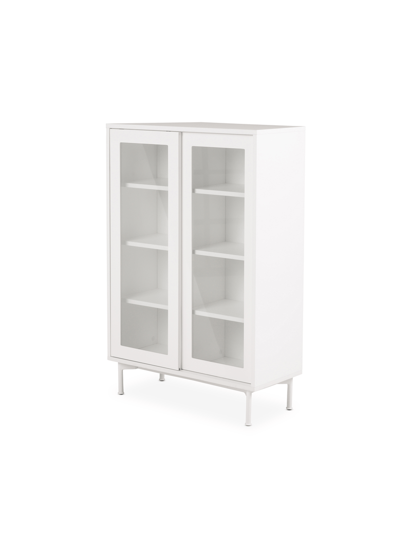 Bruce Storage Cabinet Tall White - Bash.com