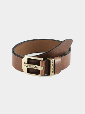 Prong Brown Leather Belt
