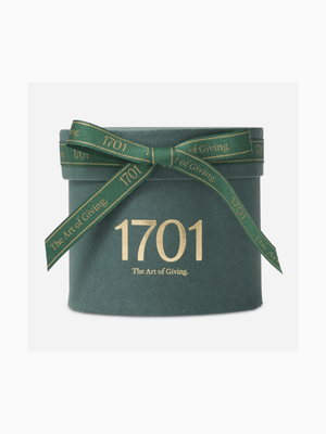 1701 Mini Macadamia Hat Box Emerald Green 200g