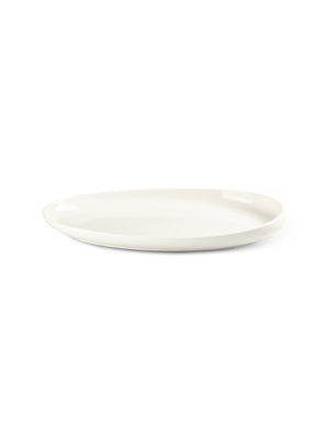 fluente porcelain platter white 40cm