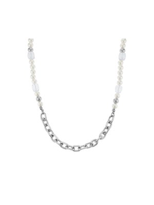 Chain with Pearl-Accent Necklace