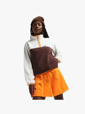 Converse Women's Multicolour Fleece Sweat Top