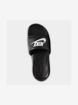 Womens Nike Victori One Black/White Slides