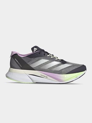 Mens adidas Adizero Boston 12 Grey/Black/White Running Shoes