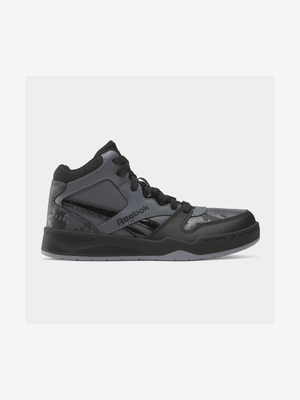 Junior Pre-School Reebok BB4500 Court Grey/Black Shoes
