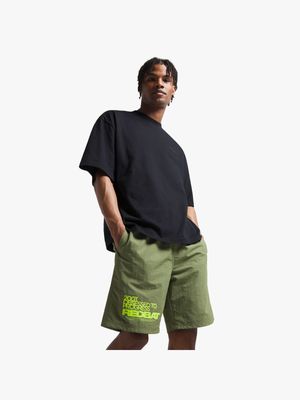 Redbat Men's Green Shorts