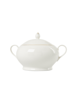 gold rimmed soup tureen 2500ml