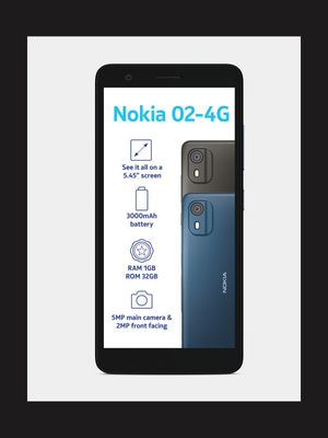 Nokia 120-4G charcoal Dual Sim Network Locked