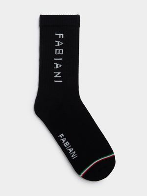 Fabiani Men's Logo Shaft Socks