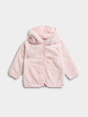 Jet Baby Girl Light Pink Shu Fleece Jacket