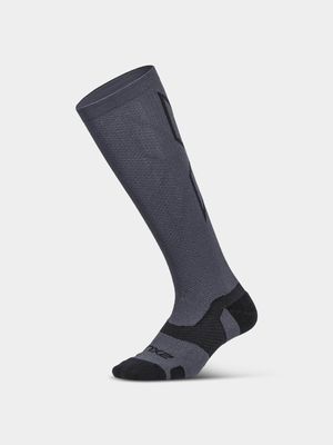 2XU Grey Vectr Cushion Long Socks