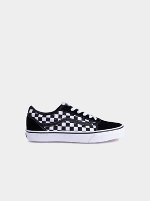 Junior Vans Ward Check Black/White Sneaker