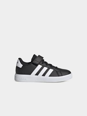 Kid's adidas Grand Court Black/White Sneaker