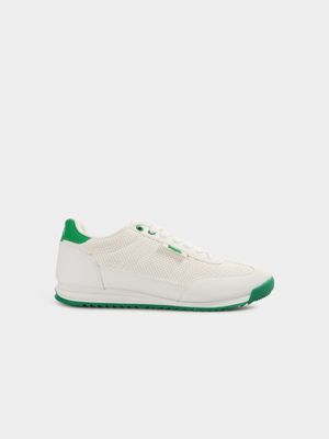 Men's Lonsdale Casual White/Green Sneaker