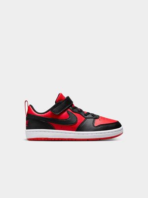 Junior Pre-School Nike Borough Low Recraft Red/Black/White Shoes