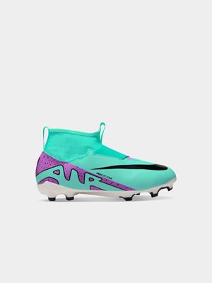 Junior Nike Mercurial Superfly 9 Academy Turquoise/Purple Boots