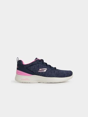 Women's Skechers Skech-Air Dynamight Navy/Pink Sneaker