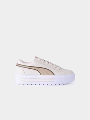 Women's Puma Kaia 2.0 Platform Beige/White Sneaker