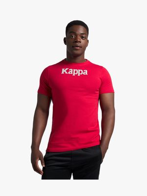 Men's Kappa Authentic Runis Red Tee