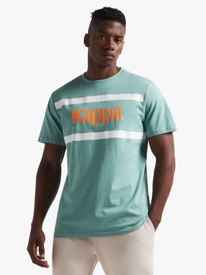 Mens Kappa Authentic Monthy Green Tee