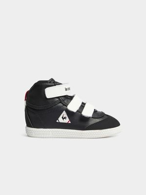 Toddlers Le Coq Sportif Provecale II Mid Black/White Sneaker