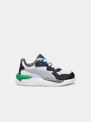 Junior Pre-School Puma X-Ray Speed Grey/Black/Green Shoes