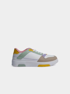 Women's TomTom White/Multi-Coloured Sneaker